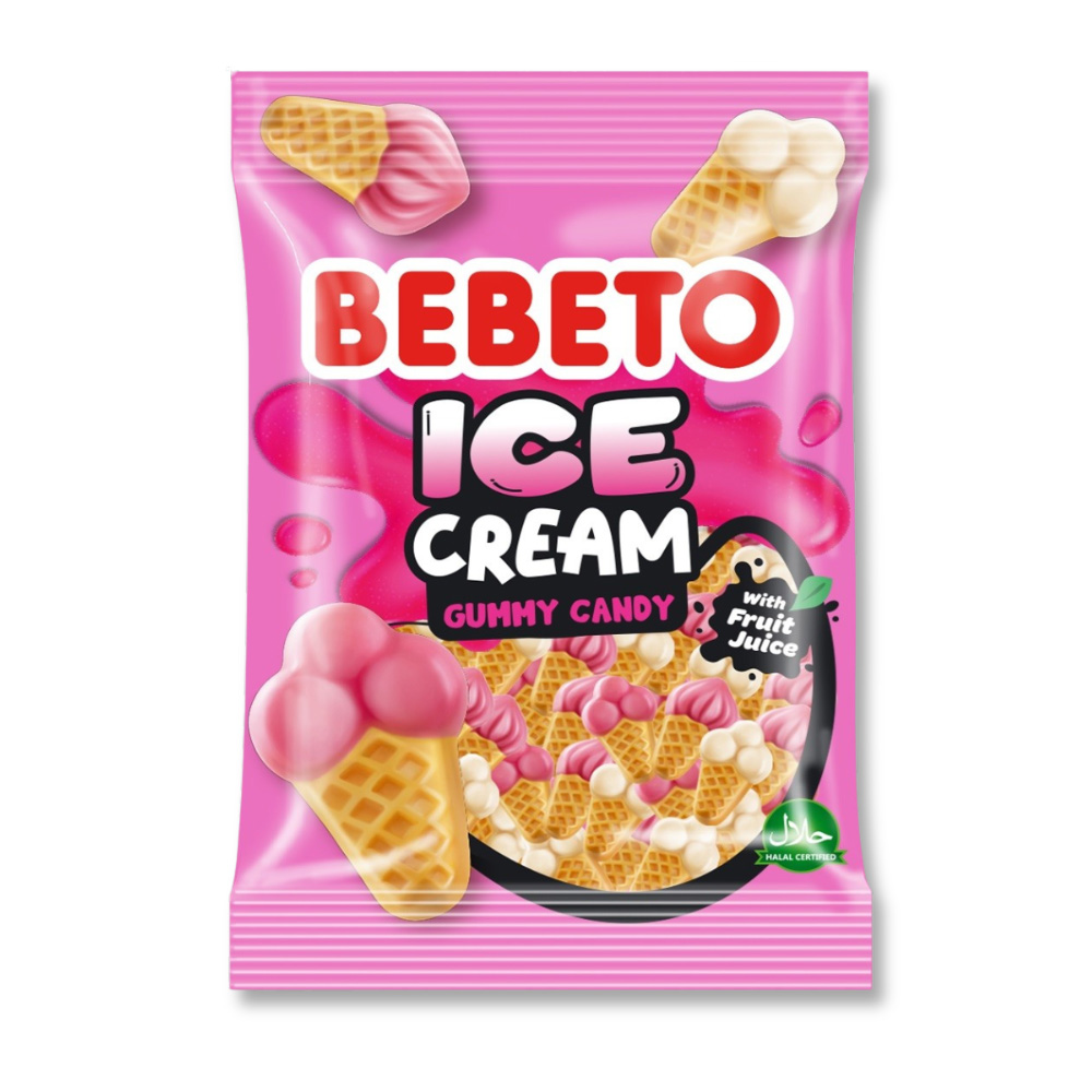 bebeto-3.jpg پاستیل بستنی قیفی ببتو 80 گرم - Image 1