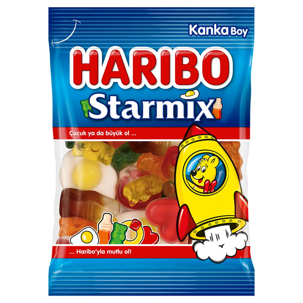 haribo-1.jpg پاستیل هاریبو مدل Starmix مقدار 130 گرم - Image 1