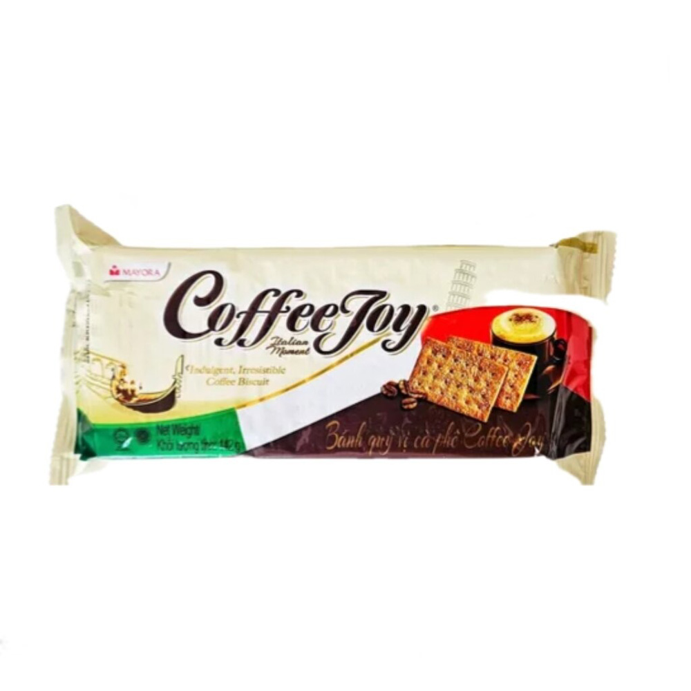 joy-1.jpg بیسکوییت مایورا کافی جوی Mayora Coffee Joy با طعم قهوه 142 گرم - Image 1