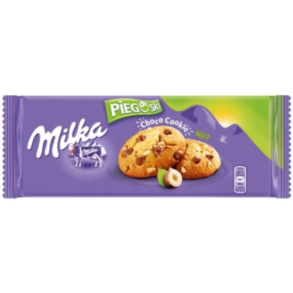 milka-cookie-1.jpg کوکی شکلاتی فندقی میلکا ۱۳۵ گرمی milka choco cookies nut - Image 1
