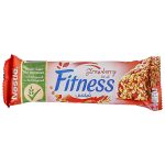 پروتئین بار رژیمی فیتنس نستله مدل توت فرنگی strawberry وزن ۲۲.۵ گرم