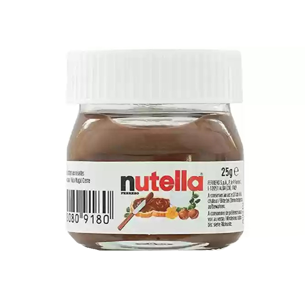 nutellamini-1.jpg نوتلا انگشتي 25 گرمي 6 عددي - Image 1