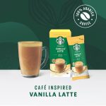 قهوه فوری لاته وانیلی استارباکس ساشه ای 22 گرم STARBUCKS CAFFE VANILLA LATTE